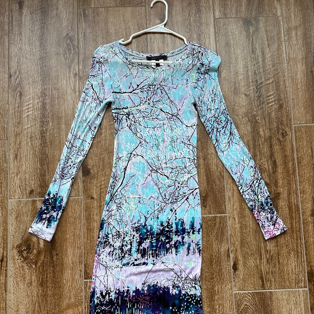 BCBGMAXAZRIA Form Fitted Dress Size XS